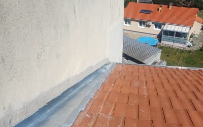 Zinguerie réalisée à Saint-Martin-en-Haut (69)